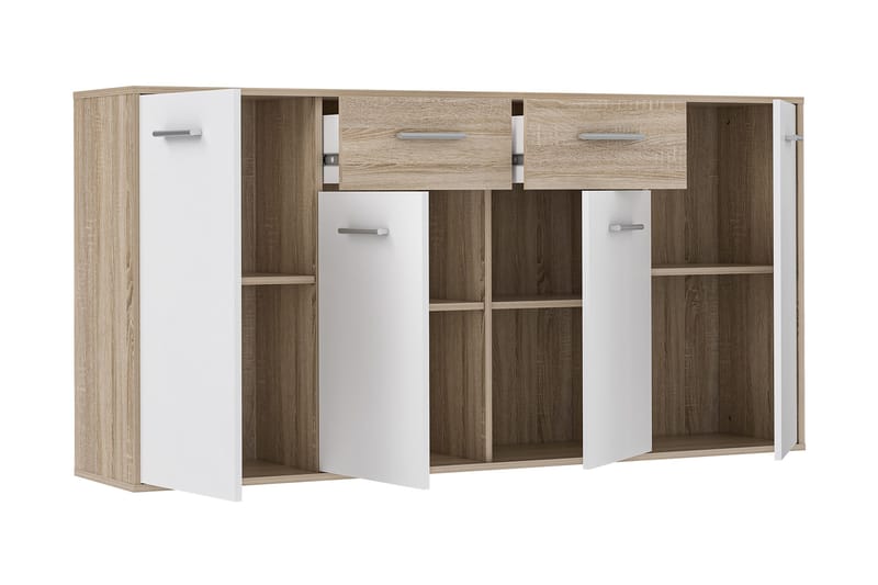 Haba Skænk 34x162 cm - Brun / hvid - Opbevaring - Opbevaringsmøbler - Skænke & sideboards