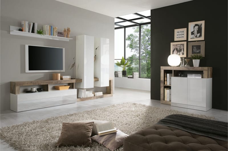 Hamburgan Sideboard 42x108 cm - Hvid - Opbevaring - Opbevaringsmøbler - Skænke & sideboards