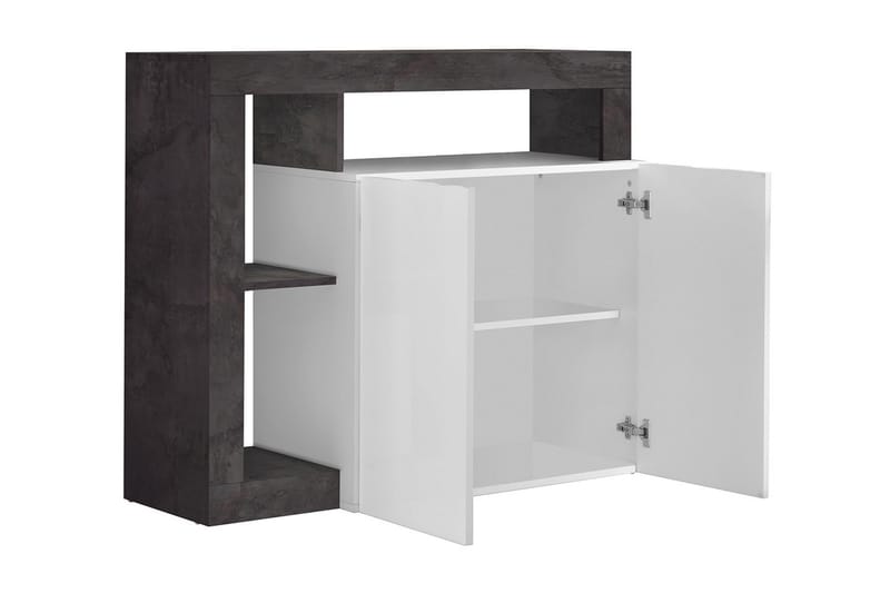 Hamburgan Sideboard 42x108 cm - Hvid/Oxid - Opbevaring - Opbevaringsmøbler - Skænke & sideboards