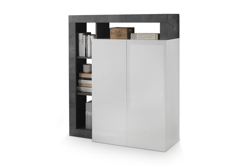 Hamburgan Sideboard 42x108 cm - Hvid/Oxid - Opbevaring - Opbevaringsmøbler - Skænke & sideboards