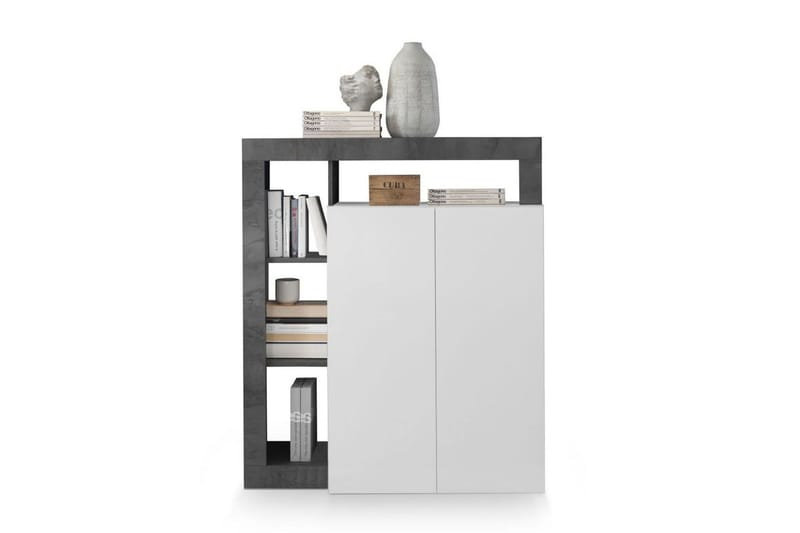 Hamburgan Sideboard 42x108 cm - Hvid/Oxid - Opbevaring - Opbevaringsmøbler - Skænke & sideboards