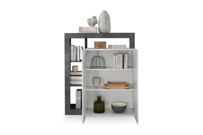 Hamburgan Sideboard 42x108 cm - Hvid/Oxid - Opbevaring - Opbevaringsmøbler - Skænke & sideboards