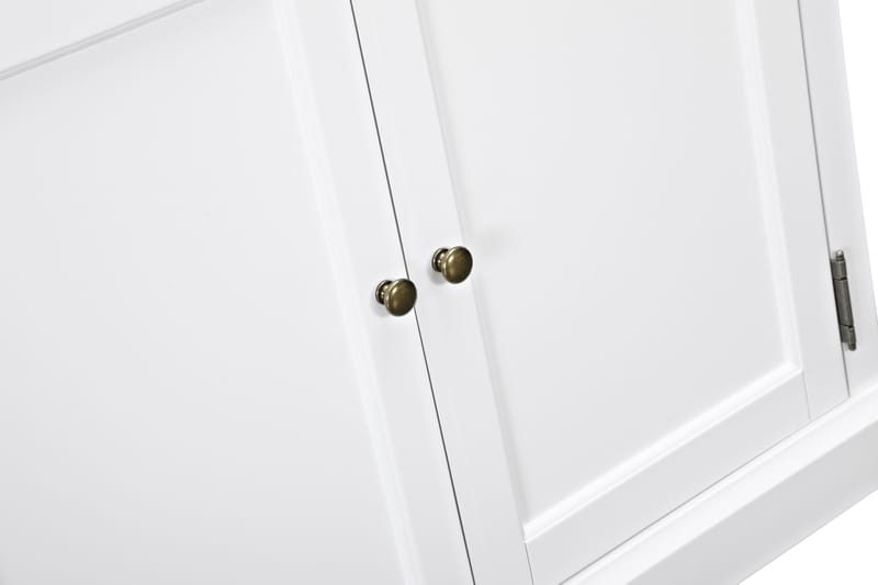 Hampton Skænk 170 cm 4 Låger 2 Skuffer - Hvid/Sort - Opbevaring - Opbevaringsmøbler - Skænke & sideboards