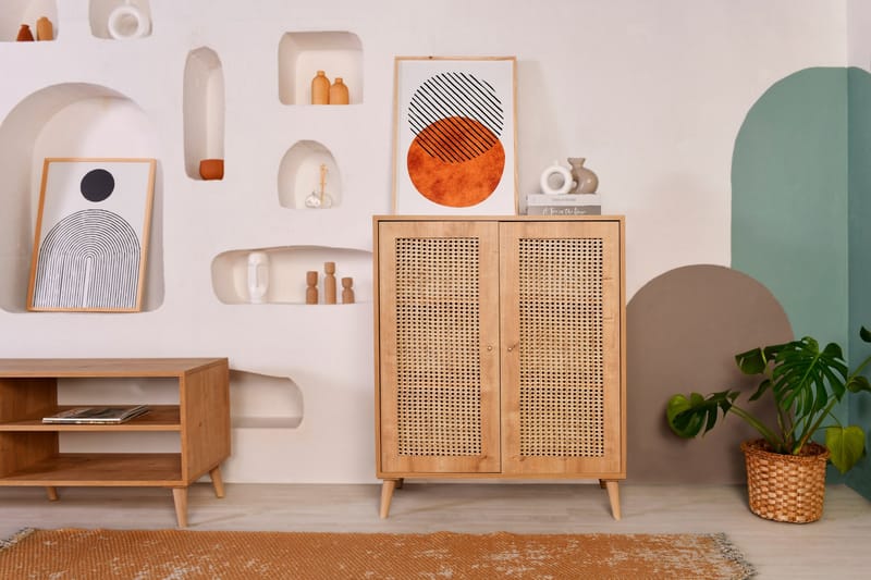 Hazeran Skænk 40 cm - Oak - Opbevaring - Opbevaringsmøbler - Skænke & sideboards