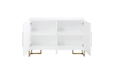 Herringbone Sideboard 122x48 cm Hvid - Opbevaring - Opbevaringsmøbler - Skænke & sideboards