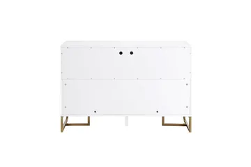 Herringbone Sideboard 122x48 cm Hvid - Opbevaring - Opbevaringsmøbler - Skænke & sideboards