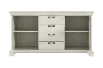 Hurlston Highboard 178 cm - Hvid - Opbevaring - Opbevaringsmøbler - Skænke & sideboards