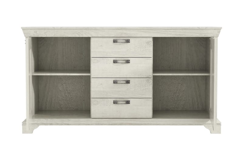 Hurlston Highboard 178 cm - Hvid - Opbevaring - Opbevaringsmøbler - Skænke & sideboards