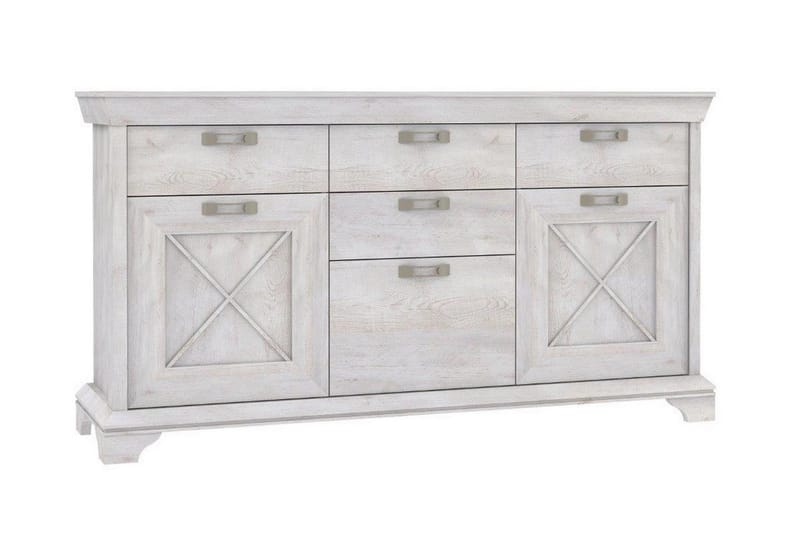 Hurlston Highboard 178 cm, Hvid