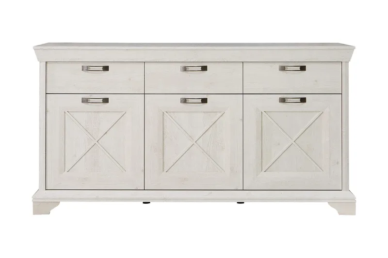 Hurlston Highboard 178 cm, Hvid