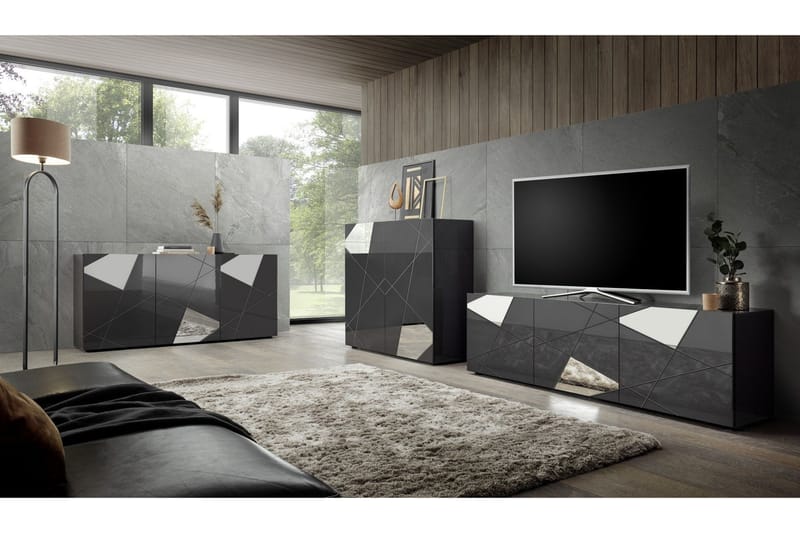 Hvidtoria Sideboard 42x121 cm Grå - Lc Spa - Opbevaring - Opbevaringsmøbler - Skænke & sideboards