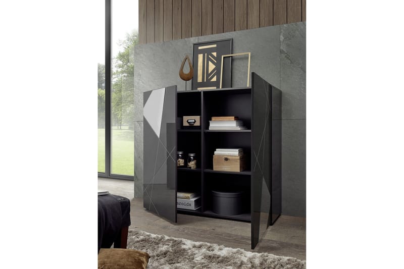 Hvidtoria Sideboard 42x121 cm Grå - Lc Spa - Opbevaring - Opbevaringsmøbler - Skænke & sideboards