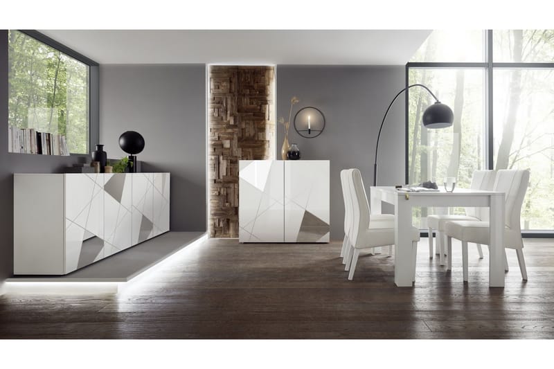 Hvidtoria Sideboard 42x121 cm Hvid - Lc Spa - Opbevaring - Opbevaringsmøbler - Skænke & sideboards