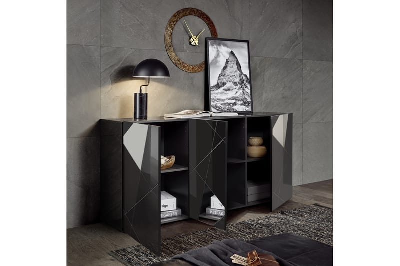 Hvidtoria Sideboard 42x181 cm Grå - Lc Spa - Opbevaring - Opbevaringsmøbler - Skænke & sideboards