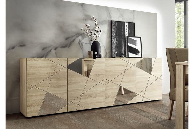 Hvidtoria Sideboard 42x241 cm Beige - Lc Spa - Opbevaring - Opbevaringsmøbler - Skænke & sideboards