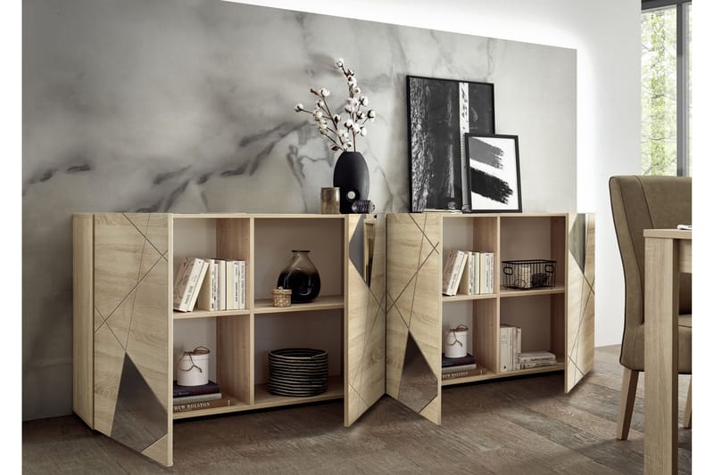 Hvidtoria Sideboard 42x241 cm Beige - Lc Spa - Opbevaring - Opbevaringsmøbler - Skænke & sideboards