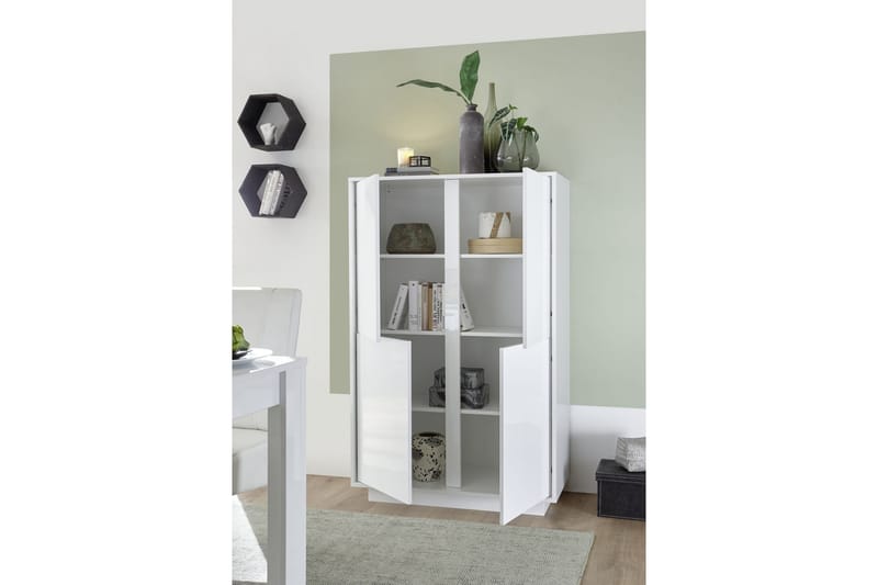 Ice Skænk 92x43 cm - Hvid Højglans - Opbevaring - Opbevaringsmøbler - Skænke & sideboards