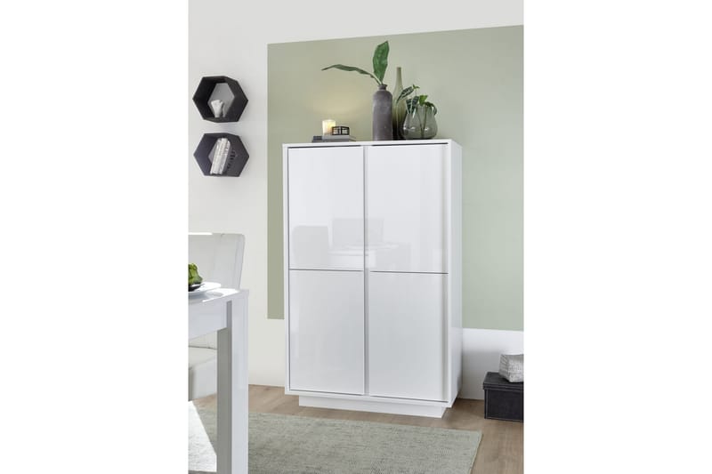 Ice Skænk 92x43 cm - Hvid Højglans - Opbevaring - Opbevaringsmøbler - Skænke & sideboards