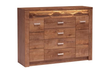 Indianapolis skænk 137x42x104 cm - Beige | Brun - Opbevaring - Opbevaringsmøbler - Skænke & sideboards