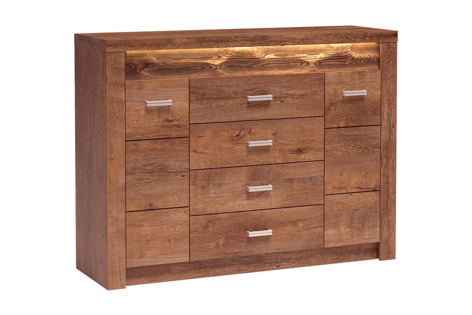 Indianapolis skænk 137x42x104 cm - Beige | Brun - Opbevaring - Opbevaringsmøbler - Skænke & sideboards