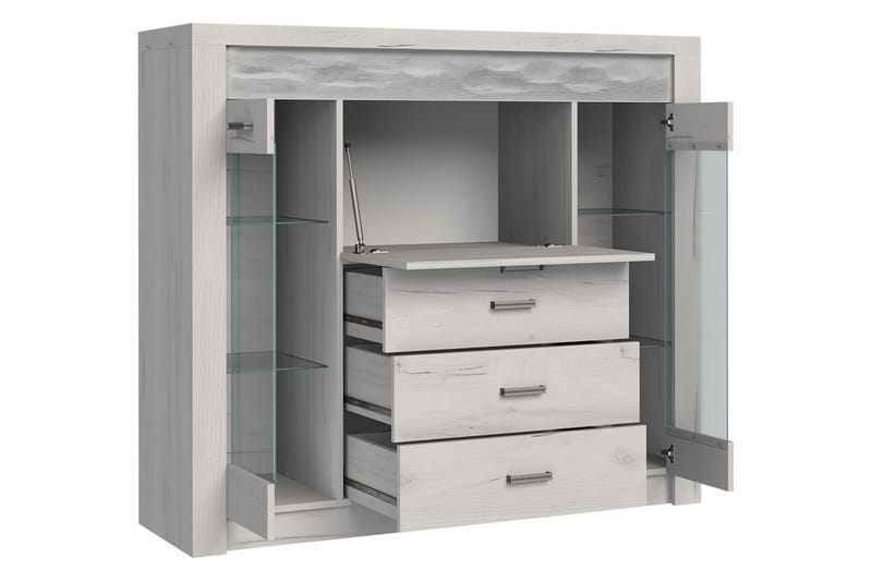 Indianapolis skænk 137x42x122 cm - Brun - Opbevaring - Opbevaringsmøbler - Skænke & sideboards