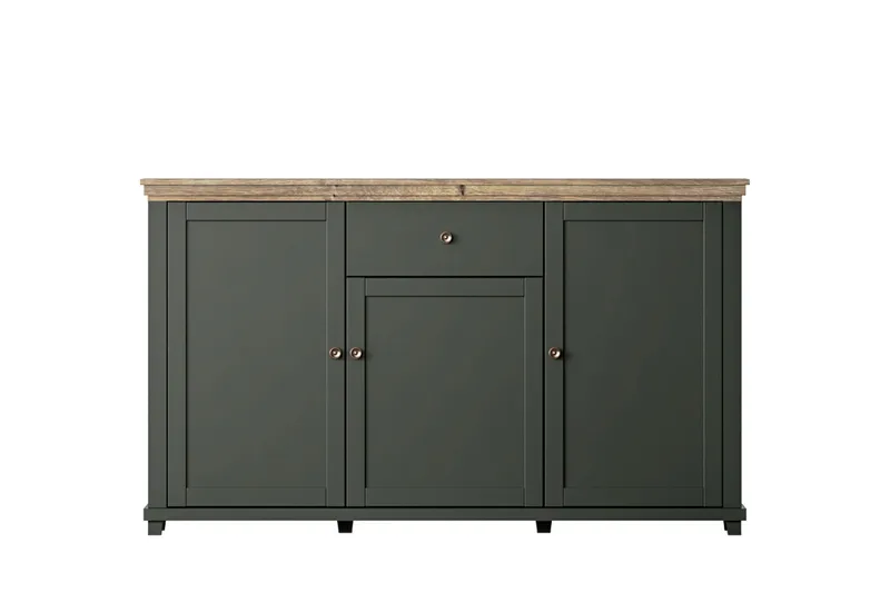 Ivreri Sideboard 42x160 cm - Khaki/Natur - Opbevaring - Opbevaringsmøbler - Skænke & sideboards