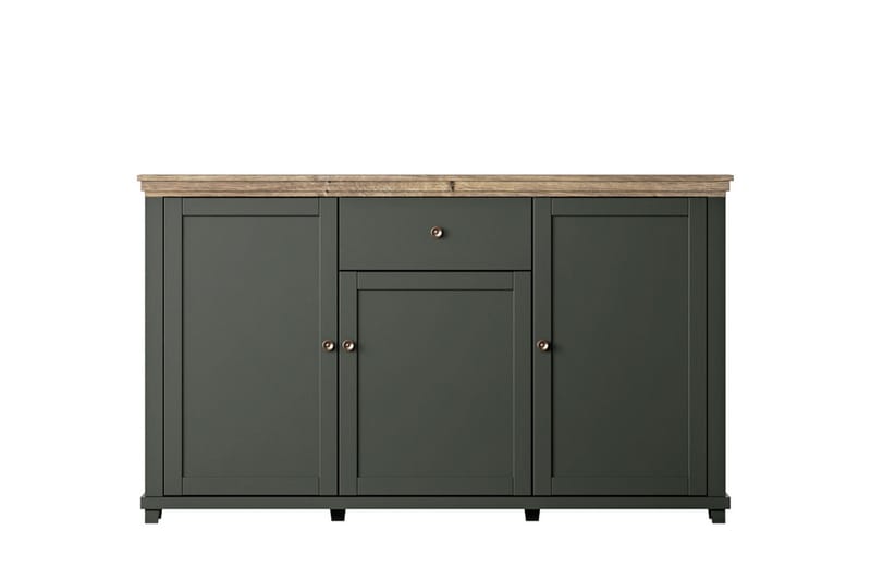 Ivreri Sideboard 42x160 cm - Khaki/Natur - Opbevaring - Opbevaringsmøbler - Skænke & sideboards