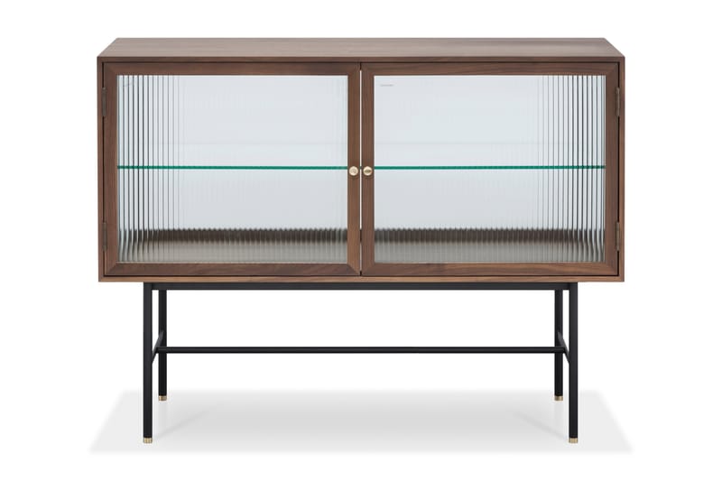 Jelric Sidebord 42 cm dybde 120 cm bredde 90 cm højde - Valnøddefarvet - Opbevaring - Opbevaringsmøbler - Skænke & sideboards
