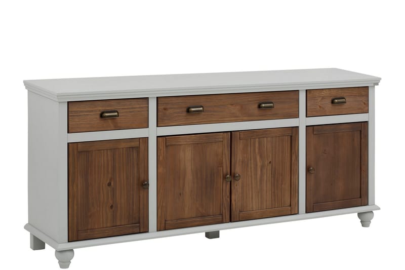 Kagami Skænk 175x38 cm - Grå/Brun - Opbevaring - Opbevaringsmøbler - Skænke & sideboards