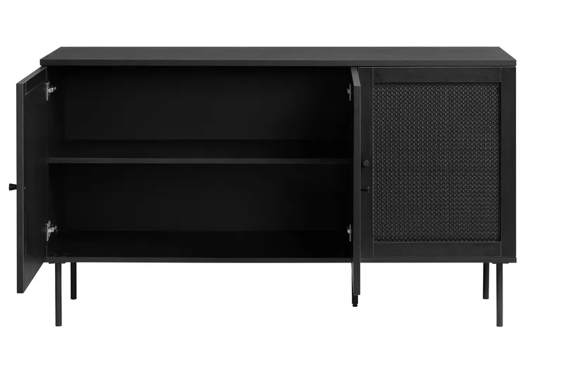 Kamello Sideboard 140 cm, Sort