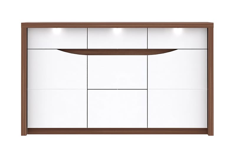 Keoisha Skænk 142x84 cm - Brun / hvid - Opbevaring - Opbevaringsmøbler - Skænke & sideboards