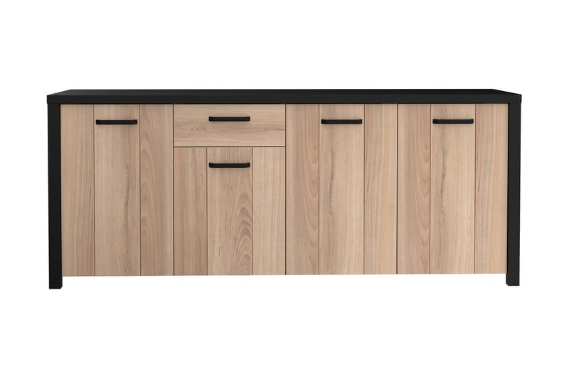 Konitsa Sideboard 52x210 cm - Brun/Sort - Skænke & sideboards