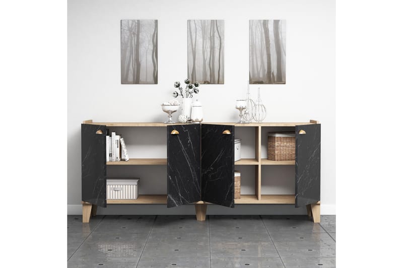 Konsol Eg| Marmor - Opbevaring - Opbevaringsmøbler - Skænke & sideboards