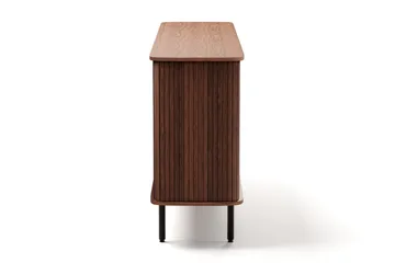 Kopparbo Skænk med Opbevaring Ribbet - Mørkebrun / Valnød / Træ - Opbevaring - Opbevaringsmøbler - Skænke & sideboards