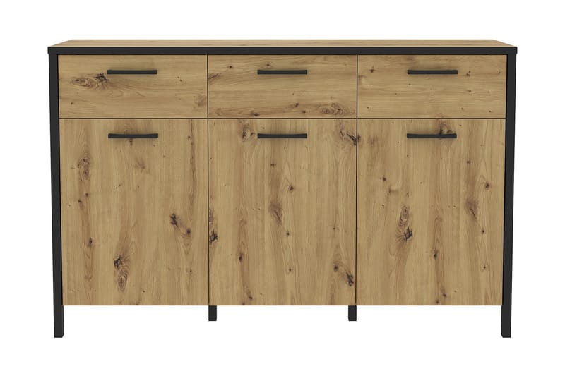 Koufalia Sideboard 40x140 cm - Brun/Sort - Skænke & sideboards