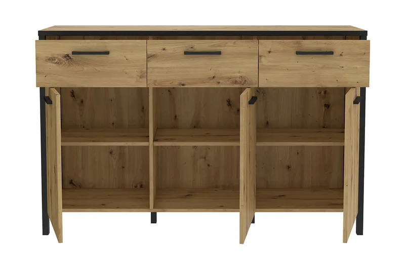 Koufalia Sideboard 40x140 cm - Brun/Sort - Opbevaring - Opbevaringsmøbler - Skænke & sideboards