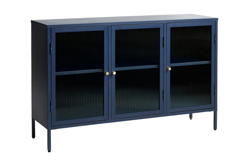 Lazarus Sideboard 3 dele 132 cm - Blå - Skænke & sideboards