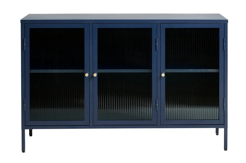Lazarus Sideboard 3 dele 132 cm - Blå - Opbevaring - Opbevaringsmøbler - Skænke & sideboards