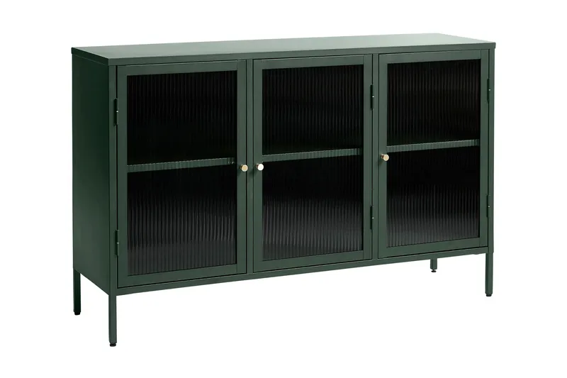 Lazarus Sideboard 3 dele 132 cm, Grøn