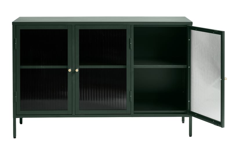 Lazarus Sideboard 3 dele 132 cm - Grøn - Skænke & sideboards