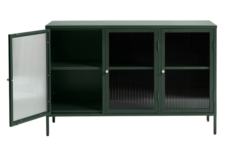 Lazarus Sideboard 3 dele 132 cm - Grøn - Skænke & sideboards