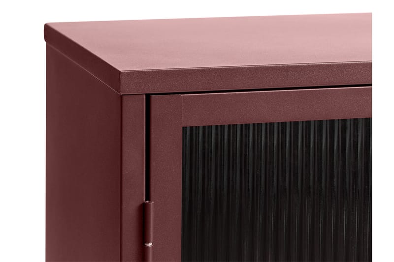Lazarus Sideboard 3 dele 132 cm - Rød - Opbevaring - Opbevaringsmøbler - Skænke & sideboards