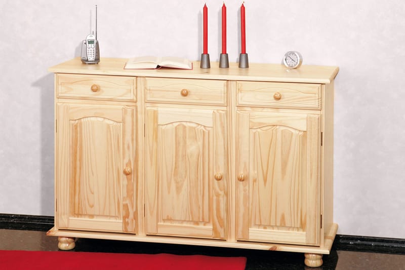 Leksand Skænk 130 cm - Fyrretræ - Opbevaring - Opbevaringsmøbler - Skænke & sideboards