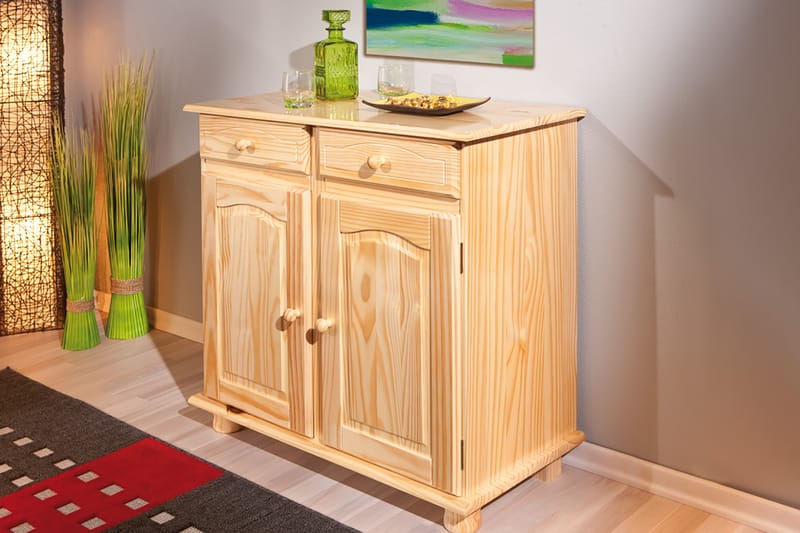 Leksand Skænk 88 cm - Fyrretræ - Opbevaring - Opbevaringsmøbler - Skænke & sideboards