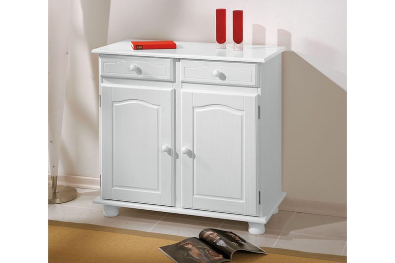 Leksand Skænk 88 cm - Hvid - Opbevaring - Opbevaringsmøbler - Skænke & sideboards