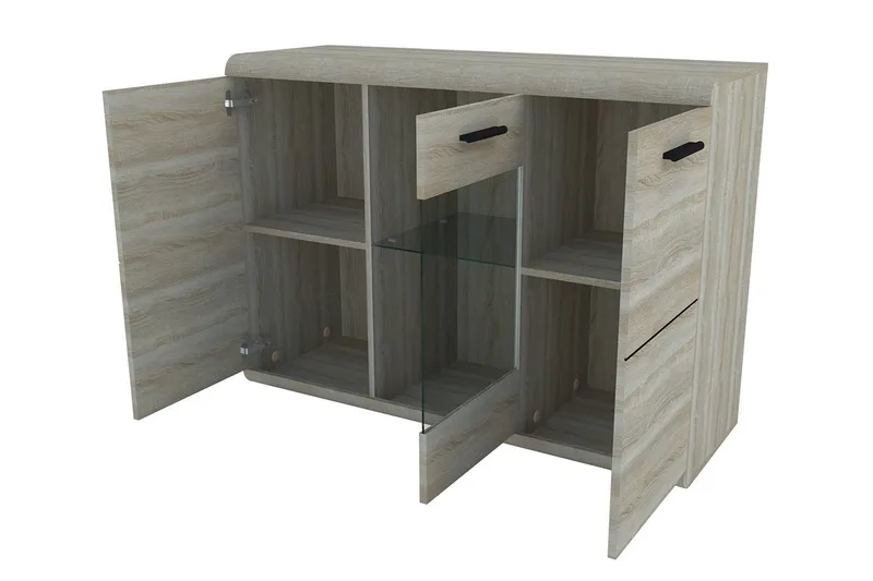 Link Skänk 120x42x87 cm beige||Grey - Opbevaring - Opbevaringsmøbler - Skænke & sideboards