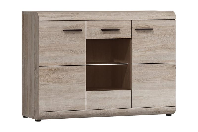 Link Skænk 120x42x87 cm - Beige / Grå - Skænke & sideboards