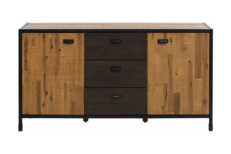 Mantas Skænk 150 cm - Flerfarvet/Akacie/Metal - Opbevaring - Opbevaringsmøbler - Skænke & sideboards