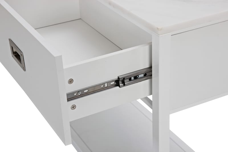 Miller Sideboard 120 cm Marmor - Hvid - Skænke & sideboards