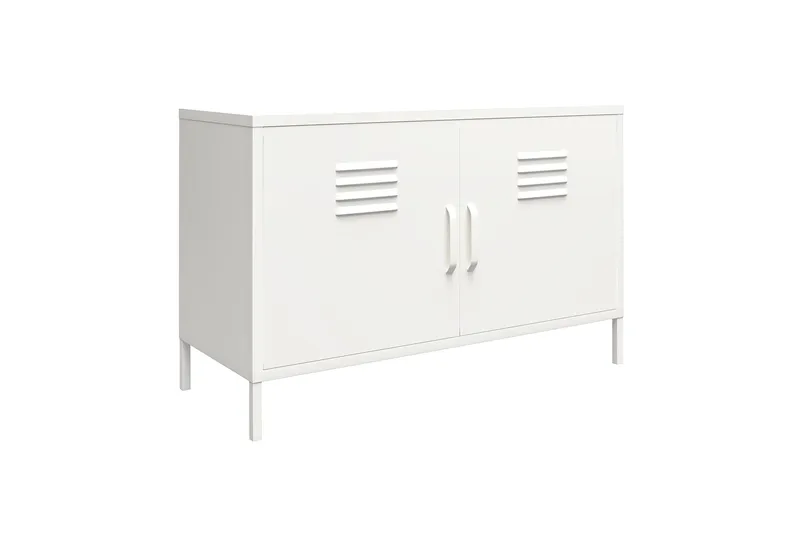 Mission District Skänk 100x40 cm Vit Dorel Home Vit - Opbevaring - Opbevaringsmøbler - Skænke & sideboards